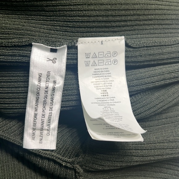 🆕 Michael Kors short sleeve ribbed lace up wiggle stretch dress - Picture 9 of 9